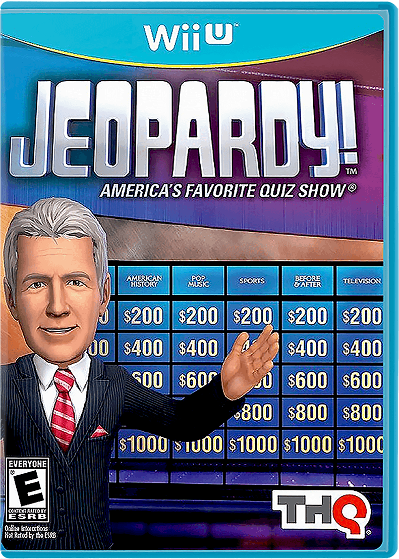 Jeopardy! box art for Wii U